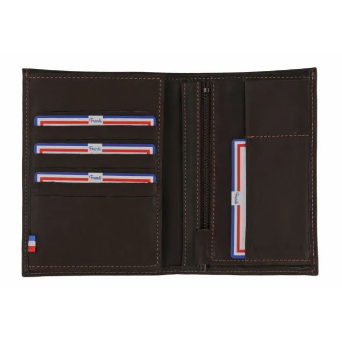 Frandi Portefeuille cuir noir pour homme - spécialiste de la maroquinerie depuis 1930>Homme Portefeuille Cuir