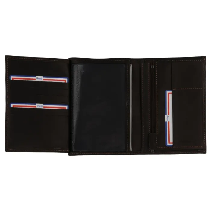 Frandi Portefeuille cuir noir pour homme - spécialiste de la maroquinerie depuis 1930>Homme Portefeuille Cuir