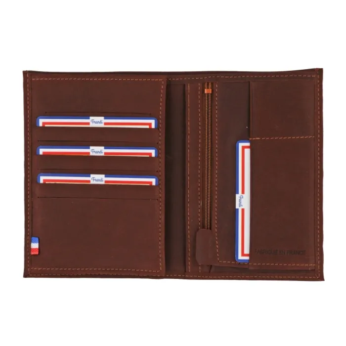 Frandi Portefeuille cuir noir pour homme - spécialiste de la maroquinerie depuis 1930>Homme Portefeuille Cuir