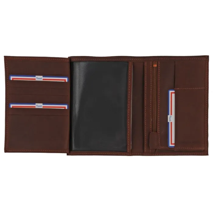 Frandi Portefeuille cuir noir pour homme - spécialiste de la maroquinerie depuis 1930>Homme Portefeuille Cuir