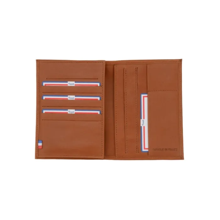 Frandi Portefeuille cuir ou Portefeuille marron foncé ->Homme Portefeuille Cuir