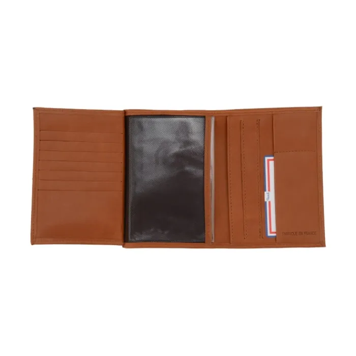 Frandi Portefeuille cuir ou Portefeuille marron foncé ->Homme Portefeuille Cuir