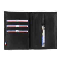 Frandi Portefeuille cuir ou Portefeuille marron foncé -><noscript><img width=