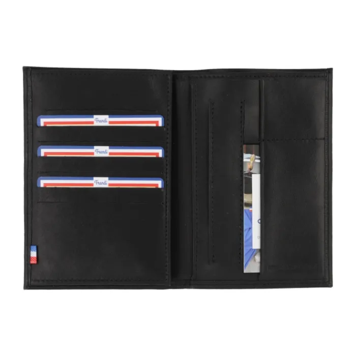 Frandi Portefeuille cuir ou Portefeuille marron foncé ->Homme Portefeuille Cuir