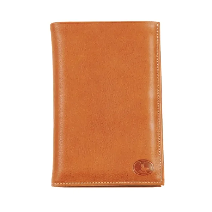 Frandi Portefeuille cuir surpiqûre coloré ->Homme Portefeuille Cuir