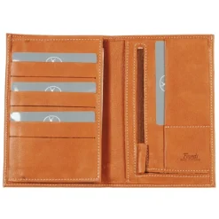 Frandi Portefeuille cuir surpiqûre coloré ->Homme Portefeuille Cuir