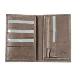 Frandi Portefeuille cuir surpiqûre coloré -><noscript><img width=