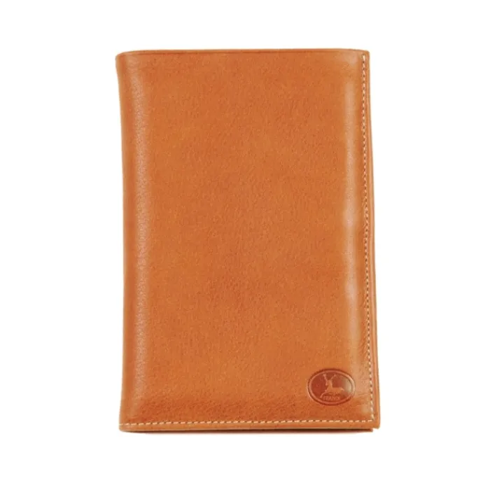 Frandi Portefeuille cuir surpiqûre coloré ->Homme Portefeuille Cuir