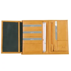 Frandi Portefeuille cuir surpiqûre coloré -><noscript><img width=