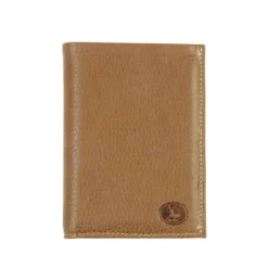 Frandi Portefeuille cuir taupe 4 volets ->Homme Portefeuille Cuir