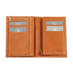 Frandi Portefeuille cuir taupe 4 volets -><noscript><img width=