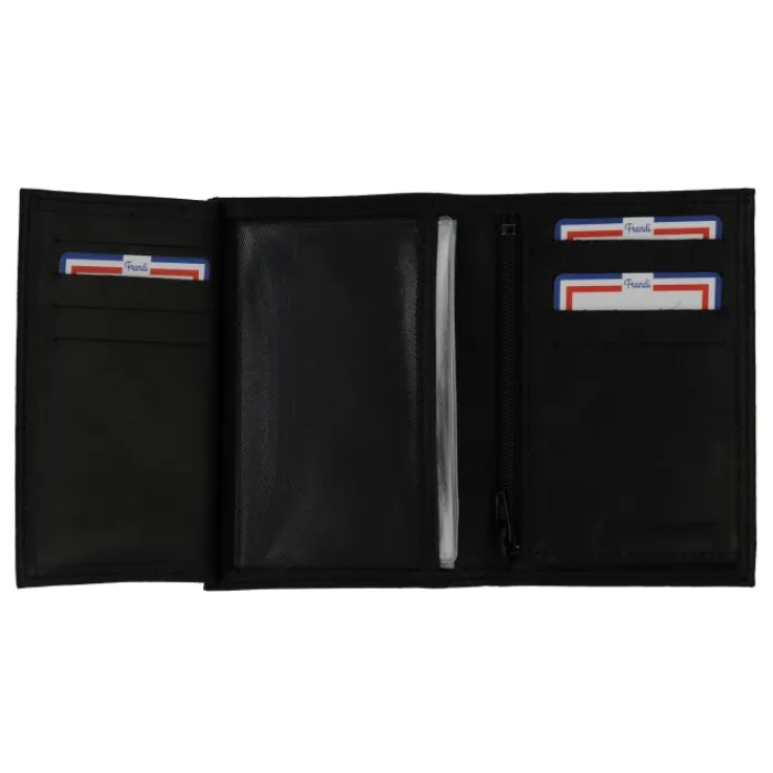 Frandi Portefeuille cuir vachette pleine fleur ->Homme Portefeuille Cuir