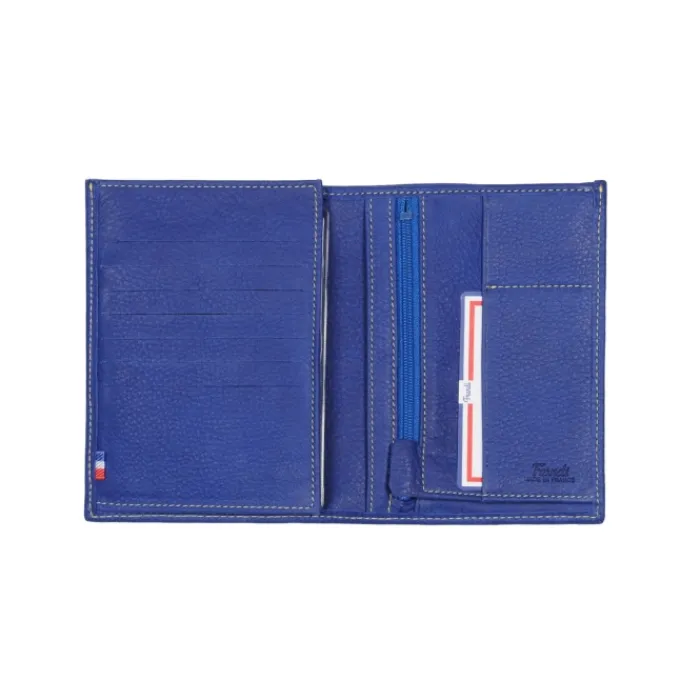Frandi Portefeuille en cuir 14 cm ->Homme Portefeuille Cuir