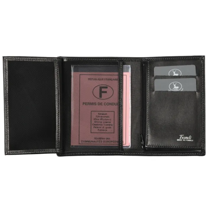Frandi Portefeuille en cuir ->Homme Portefeuille Cuir