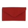 Frandi Portefeuille en cuir - Portefeuille femme rouge, bordeaux ou orange - .fr>Femme Portefeuille Cuir