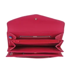 Frandi Portefeuille en cuir - Portefeuille femme rouge, bordeaux ou orange - .fr><noscript><img width=