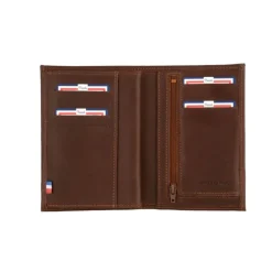Frandi Portefeuille en cuir 3 volets pour homme -><noscript><img width=