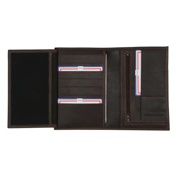 Frandi Portefeuille en cuir grand format ->Homme Portefeuille Cuir