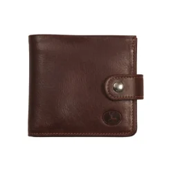 Frandi Portefeuille en cuir italien marron ->Homme Portefeuille Cuir
