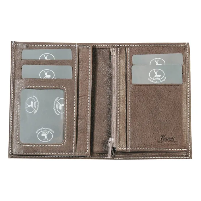 Frandi Portefeuille en cuir personnalisé - fabriqué en France ->Homme Portefeuille Cuir