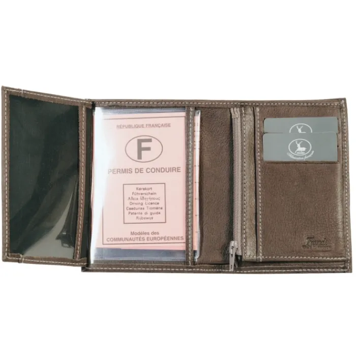 Frandi Portefeuille en cuir personnalisé - fabriqué en France ->Homme Portefeuille Cuir