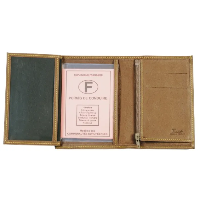 Frandi Portefeuille en cuir personnalisé - fabriqué en France ->Homme Portefeuille Cuir