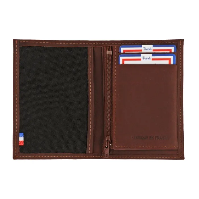 Frandi Portefeuille en cuir pour homme - Fabrication Française>Homme Portefeuille Cuir