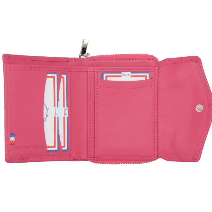 Frandi Portefeuille femme cuir ->Femme Portefeuille Cuir