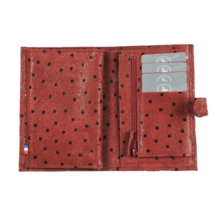 Frandi Portefeuille femme cuir 3 volets>Femme Portefeuille Cuir