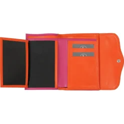 Frandi Portefeuille femme en cuir rouge -><noscript><img width=