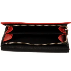 Frandi Portefeuille femme en cuir rouge -><noscript><img width=