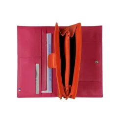 Frandi Portefeuille femme fushia et orange -><noscript><img width=
