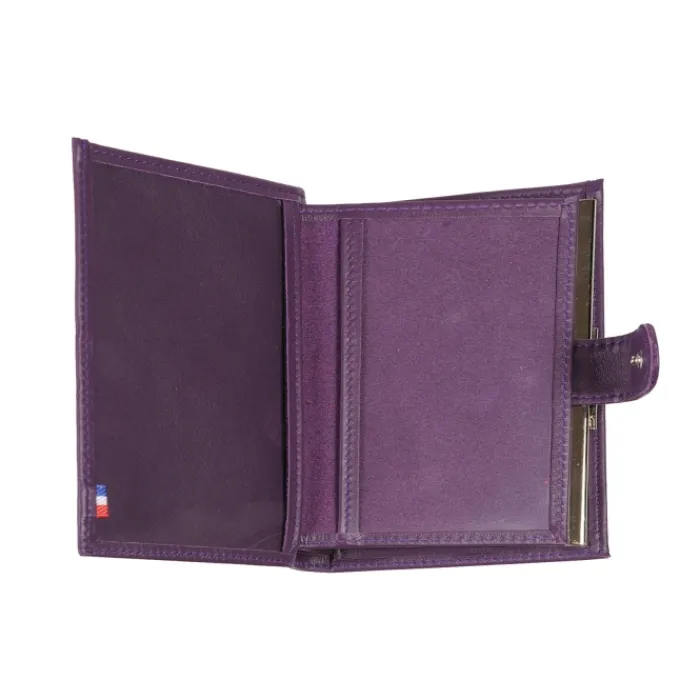 Frandi Portefeuille fermoir ->Femme Porte-Monnaie Cuir | Portefeuille Cuir