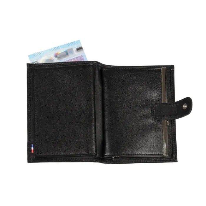 Frandi Portefeuille fermoir ->Femme Porte-Monnaie Cuir | Portefeuille Cuir