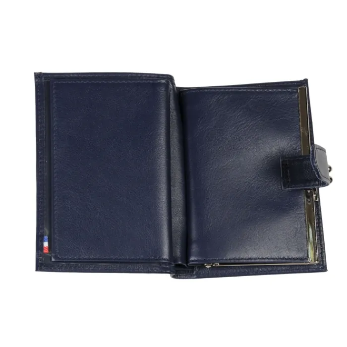 Frandi Portefeuille fermoir ->Femme Porte-Monnaie Cuir | Portefeuille Cuir