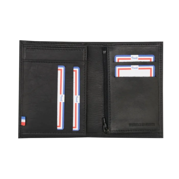 Frandi Portefeuille homme cuir petit format ->Homme Portefeuille Cuir