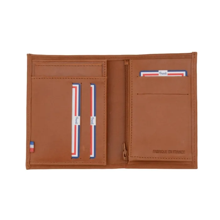 Frandi Portefeuille homme cuir petit format ->Homme Portefeuille Cuir