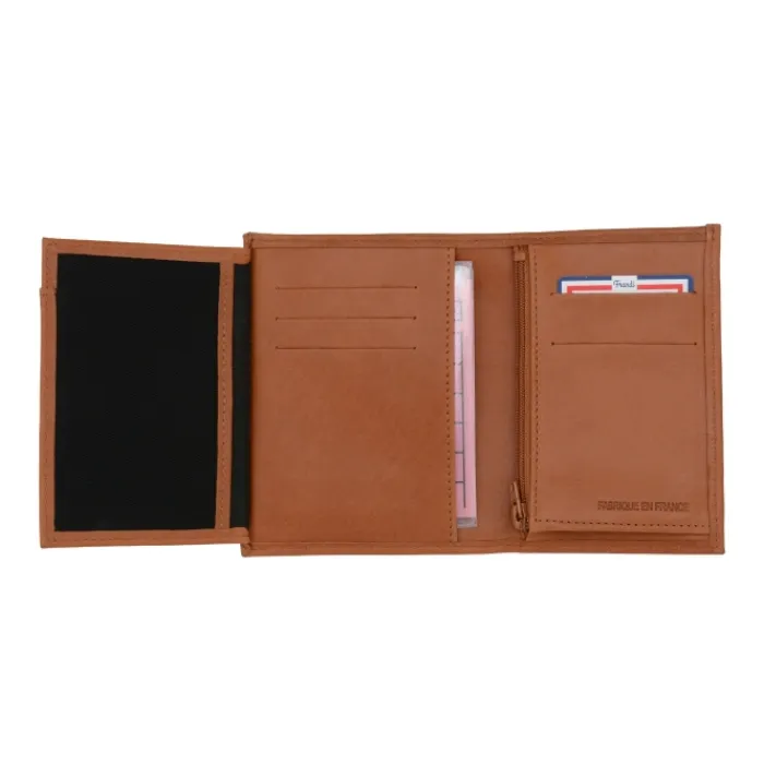 Frandi Portefeuille homme cuir petit format ->Homme Portefeuille Cuir
