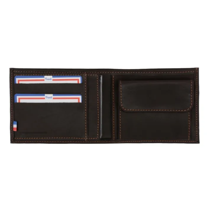 Frandi Portefeuille italien vintage en cuir ->Homme Portefeuille Cuir