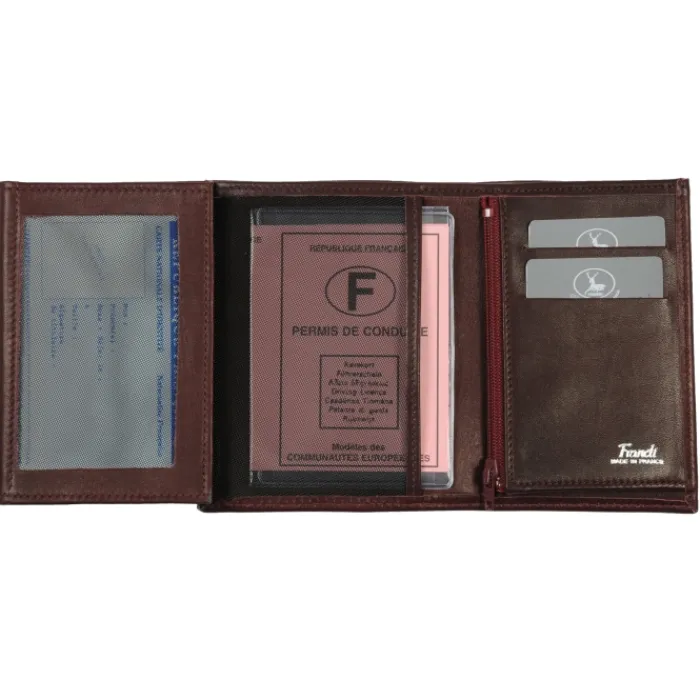 Frandi Portefeuille luxe - Fabrication Française ->Homme Portefeuille Cuir