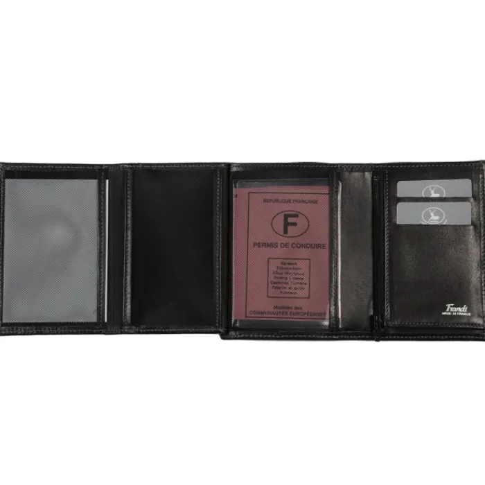 Frandi Portefeuille luxe - Fabrication Française ->Homme Portefeuille Cuir