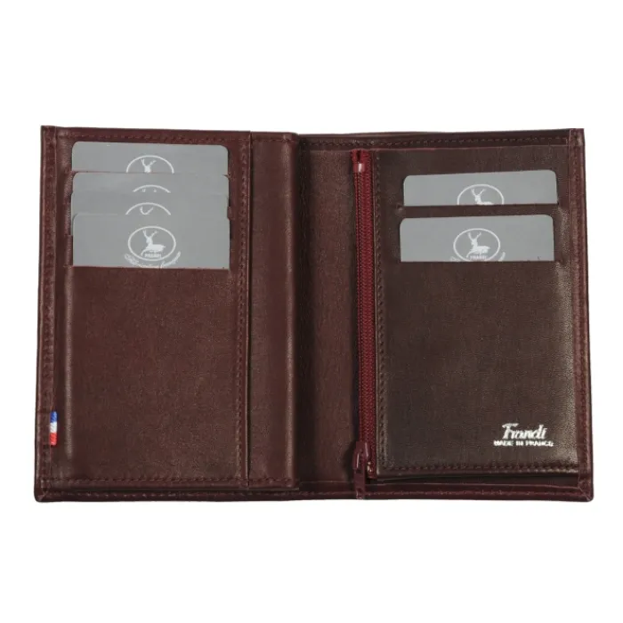 Frandi Portefeuille luxe - Fabrication Française ->Homme Portefeuille Cuir