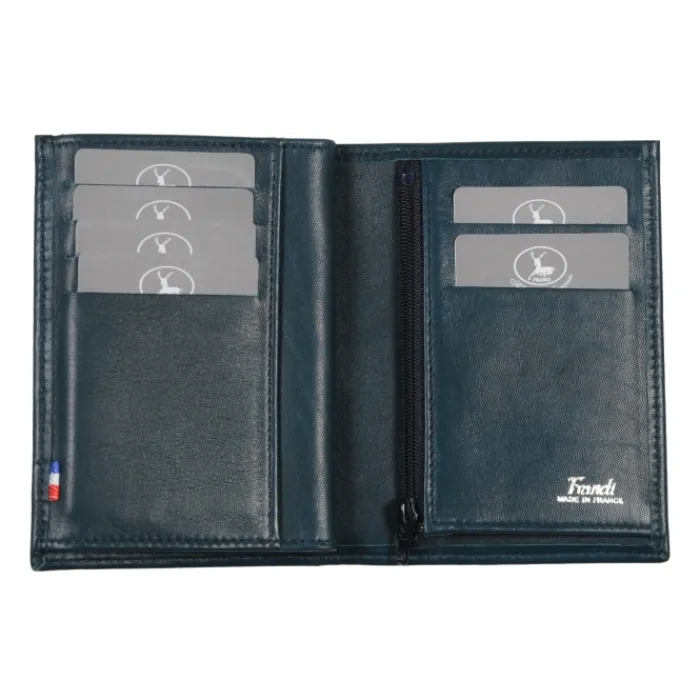Frandi Portefeuille luxe - Fabrication Française ->Homme Portefeuille Cuir
