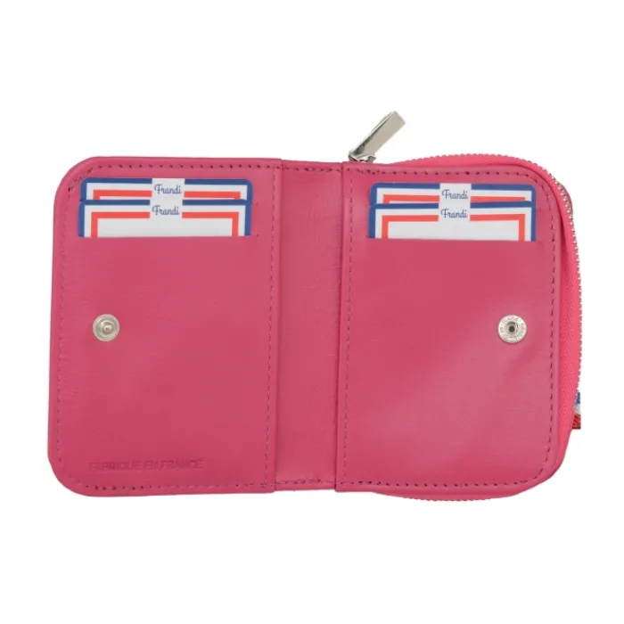 Frandi Portefeuille mini dos à dos>Femme Portefeuille Cuir