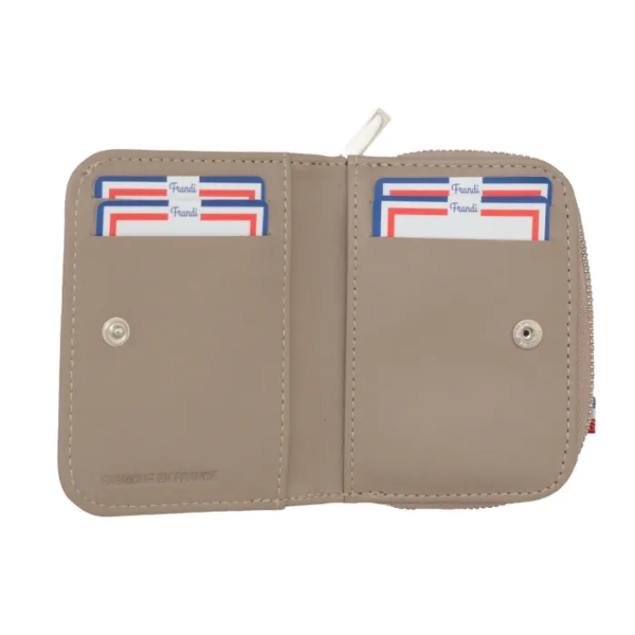 Frandi Portefeuille mini dos à dos>Femme Portefeuille Cuir