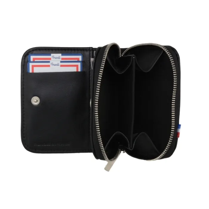 Frandi Portefeuille mini dos à dos>Femme Portefeuille Cuir