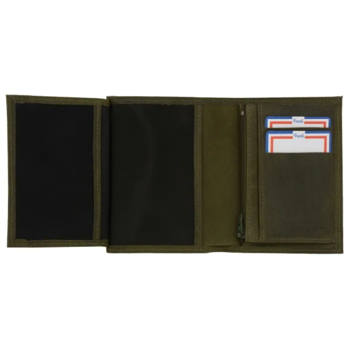 Frandi Portefeuille photo en cuir ->Homme Portefeuille Cuir