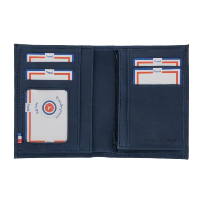 Frandi Portefeuille photo en cuir ->Homme Portefeuille Cuir
