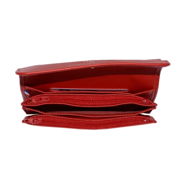 Frandi Portefeuille pochette>Femme Portefeuille Cuir