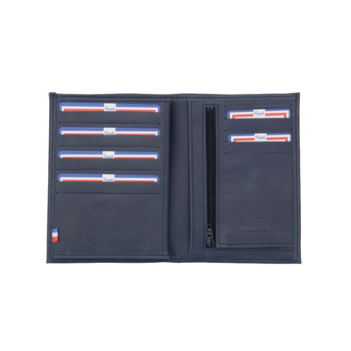 Frandi Portefeuille-cuir homme compact ->Homme Portefeuille Cuir